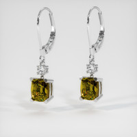 <span>3.27</span>&nbsp;<span class="tooltip-light">Ct.Tw.<span class="tooltiptext">Total Carat Weight</span></span> Gemstone Earrings, 14K White Gold 3