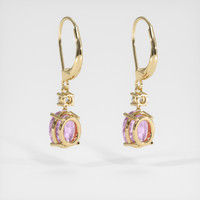 <span>1.75</span>&nbsp;<span class="tooltip-light">Ct.Tw.<span class="tooltiptext">Total Carat Weight</span></span> Gemstone Earrings, 14K Yellow Gold 4