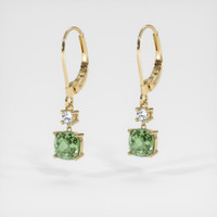 <span>1.44</span>&nbsp;<span class="tooltip-light">Ct.Tw.<span class="tooltiptext">Total Carat Weight</span></span> Gemstone Earrings, 14K Yellow Gold 3