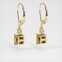 <span>3.27</span>&nbsp;<span class="tooltip-light">Ct.Tw.<span class="tooltiptext">Total Carat Weight</span></span> Gemstone Earrings, 14K Yellow Gold 4