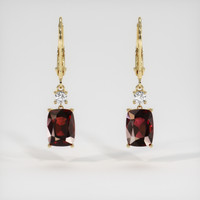 4.78 Ct.Tw. Gemstone Earrings, 14K Yellow Gold 1