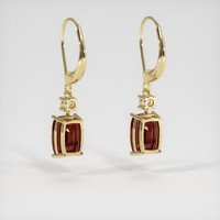 4.78 Ct.Tw. Gemstone Earrings, 14K Yellow Gold 4