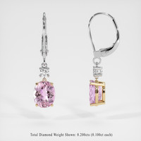 <span>1.75</span>&nbsp;<span class="tooltip-light">Ct.Tw.<span class="tooltiptext">Total Carat Weight</span></span> Gemstone Earrings, 14K Yellow & White 2