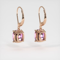 7.48 Ct.Tw. Gemstone Earrings, 14K Rose Gold 4