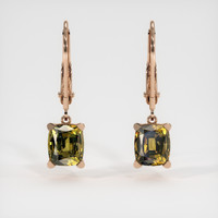 <span>3.27</span>&nbsp;<span class="tooltip-light">Ct.Tw.<span class="tooltiptext">Total Carat Weight</span></span> Gemstone Earrings, 14K Rose Gold 1