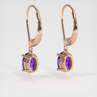 <span>1.62</span>&nbsp;<span class="tooltip-light">Ct.Tw.<span class="tooltiptext">Total Carat Weight</span></span> Gemstone Earrings, 14K Rose Gold 4