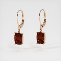 4.78 Ct.Tw. Gemstone Earrings, 14K Rose Gold 3