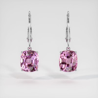 <span>7.48</span>&nbsp;<span class="tooltip-light">Ct.Tw.<span class="tooltiptext">Total Carat Weight</span></span> Gemstone Earrings, 14K White Gold 1