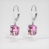 <span>7.48</span>&nbsp;<span class="tooltip-light">Ct.Tw.<span class="tooltiptext">Total Carat Weight</span></span> Gemstone Earrings, 14K White Gold 3