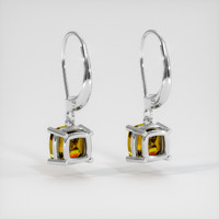 <span>4.21</span>&nbsp;<span class="tooltip-light">Ct.Tw.<span class="tooltiptext">Total Carat Weight</span></span> Gemstone Earrings, 14K White Gold 4