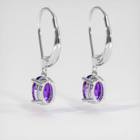 <span>1.62</span>&nbsp;<span class="tooltip-light">Ct.Tw.<span class="tooltiptext">Total Carat Weight</span></span> Gemstone Earrings, 14K White Gold 4