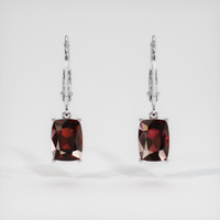 <span>4.78</span>&nbsp;<span class="tooltip-light">Ct.Tw.<span class="tooltiptext">Total Carat Weight</span></span> Gemstone Earrings, 14K White Gold 1