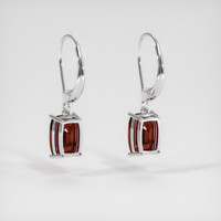 <span>4.78</span>&nbsp;<span class="tooltip-light">Ct.Tw.<span class="tooltiptext">Total Carat Weight</span></span> Gemstone Earrings, 14K White Gold 4