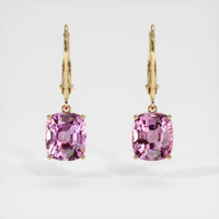 <span>7.48</span>&nbsp;<span class="tooltip-light">Ct.Tw.<span class="tooltiptext">Total Carat Weight</span></span> Gemstone Earrings, 14K Yellow Gold 1