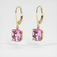 7.48 Ct.Tw. Gemstone Earrings, 14K Yellow Gold 3