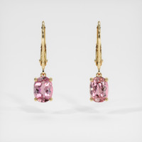 2.06 Ct.Tw. Gemstone Earrings, 14K Yellow Gold 1