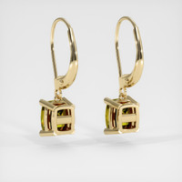 <span>3.27</span>&nbsp;<span class="tooltip-light">Ct.Tw.<span class="tooltiptext">Total Carat Weight</span></span> Gemstone Earrings, 14K Yellow Gold 4