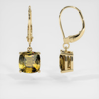 <span>1.70</span>&nbsp;<span class="tooltip-light">Ct.Tw.<span class="tooltiptext">Total Carat Weight</span></span> Gemstone Earrings, 14K Yellow Gold 2