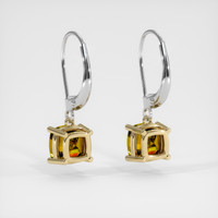 <span>2.24</span>&nbsp;<span class="tooltip-light">Ct.Tw.<span class="tooltiptext">Total Carat Weight</span></span> Gemstone Earrings, 14K Yellow & White 4