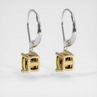 <span>3.27</span>&nbsp;<span class="tooltip-light">Ct.Tw.<span class="tooltiptext">Total Carat Weight</span></span> Gemstone Earrings, 14K Yellow & White 4