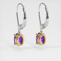 <span>1.62</span>&nbsp;<span class="tooltip-light">Ct.Tw.<span class="tooltiptext">Total Carat Weight</span></span> Gemstone Earrings, 14K Yellow & White 4