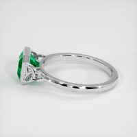 1.51 Ct. Emerald Ring, Platinum 950 4