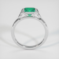 0.92 Ct. Emerald Ring, Platinum 950 3