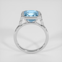 2.90 Ct. Blue Aquamarine Ring, Platinum 950 3