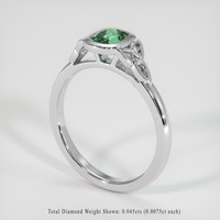 0.63 Ct. Gemstone Ring, Platinum 950 2