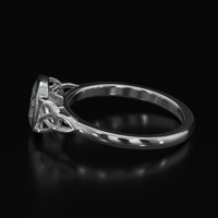 1.18 Ct. Gemstone Ring, Platinum 950 4