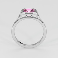 1.25 Ct. Pink Sapphire Ring, Platinum 950 3