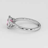 1.25 Ct. Pink Sapphire Ring, Platinum 950 4