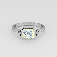 1.43 Ct. Bi Color Sapphire Ring, Platinum 950 1