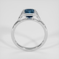 1.57 Ct. Greenish Blue Sapphire Ring, Platinum 950 3
