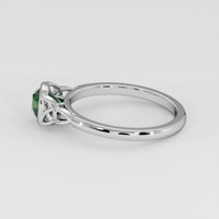 1.00 Ct. Green Sapphire Ring, Platinum 950 4