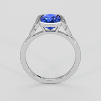 3.18 Ct. Blue Sapphire Ring, Platinum 950 3
