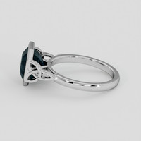 3.01 Ct. Green Sapphire Ring, Platinum 950 4