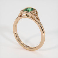 0.63 Ct. Gemstone Ring, 14K Rose Gold 2