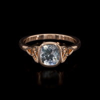 1.18 Ct. Gemstone Ring, 18K Rose Gold 1