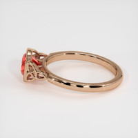 1.23 Ct. Sapphire Ring, 18K Rose Gold 4