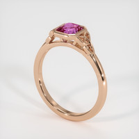 1.12 Ct. Sapphire Ring, 18K Rose Gold 2