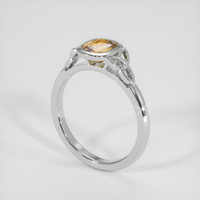 1.29 Ct. Bi Color Sapphire Ring, Silver 2
