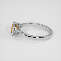 1.29 Ct. Bi Color Sapphire Ring, Silver 4