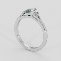 0.49 Ct. Bi Color Sapphire Ring, Silver 2