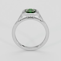 1.17 Ct. Bluish Green Sapphire Ring, Silver 3