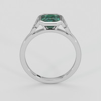 1.77 Ct. Bluish Green Sapphire Ring, 10K White Gold 3