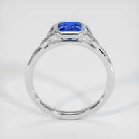 1.08 Ct. Blue Sapphire Ring, 10K White Gold 3