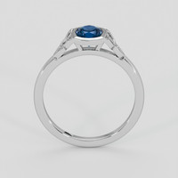 0.94 Ct. Greenish Blue Sapphire Ring, 14K White Gold 3