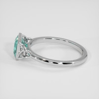 1.00 Ct. Gemstone Ring, 14K White Gold 4