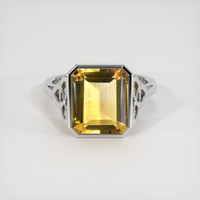 4.66 Ct. Gemstone Ring, 14K White Gold 1